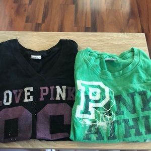 🎉🎉🎉Bundle Victoria’s Secret Pink shirts
